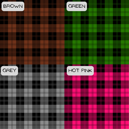 Bold Plaid - Various Colour Options