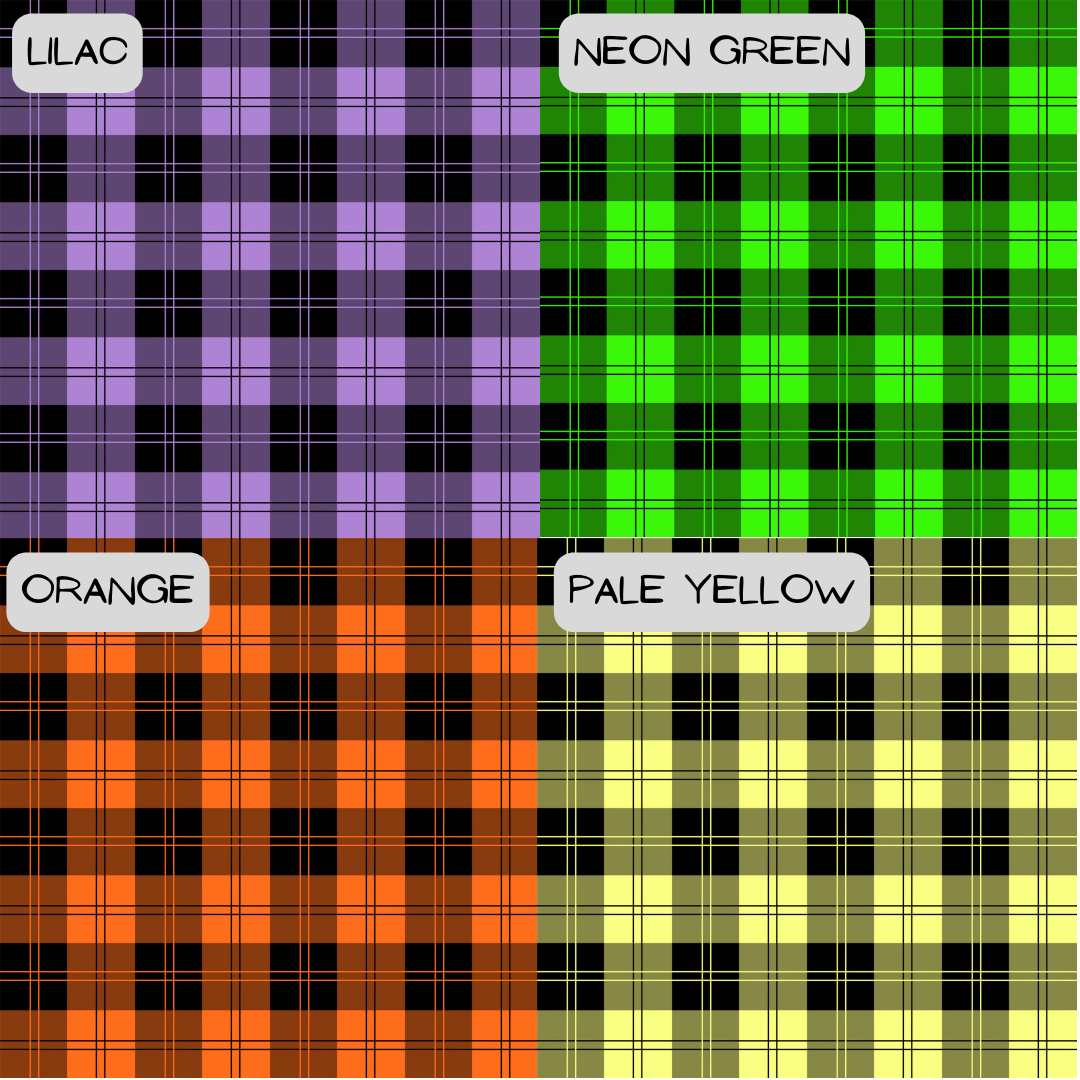 Bold Plaid - Various Colour Options