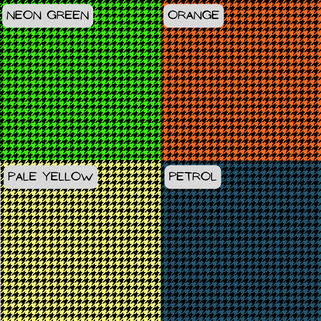 Houndstooth - Various Colour Options