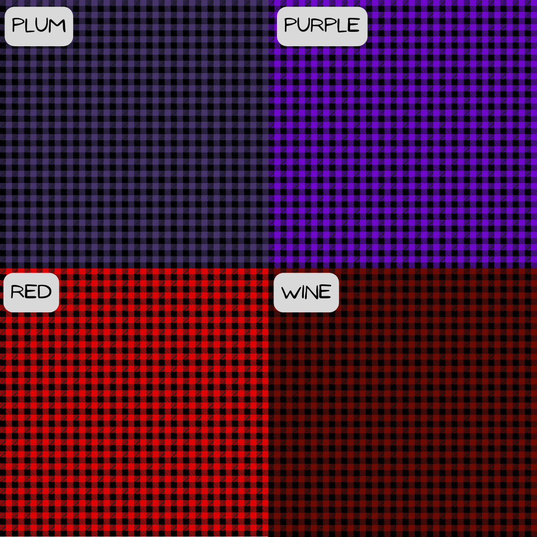 Gingham - Various Colour Options