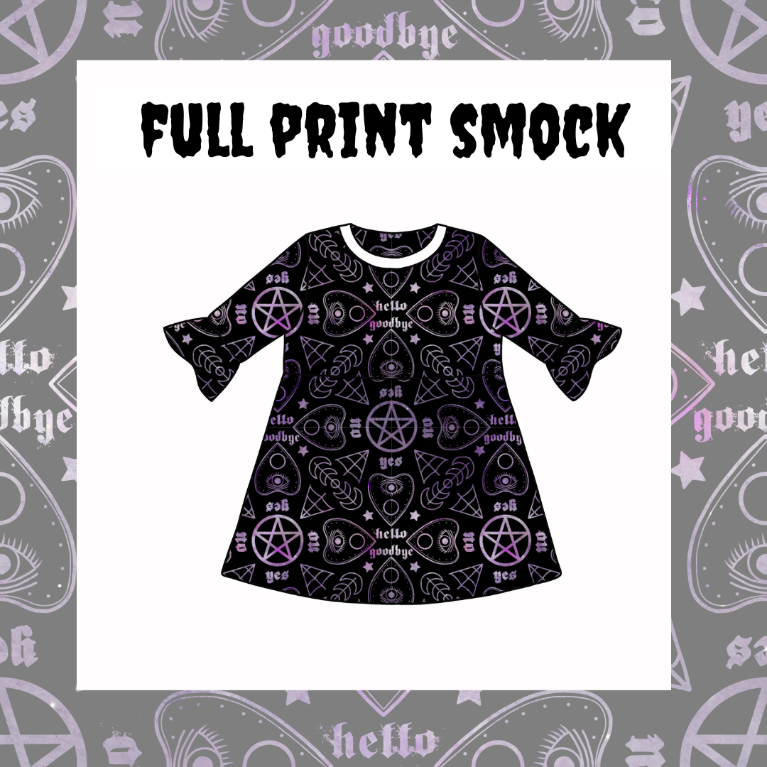 Smock Dress (Full Print) - Adults