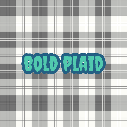Bold Plaid - Various Colour Options