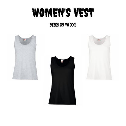 Vinyl & DTF Women's Vest Top - Adults