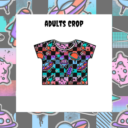 Oversized Crop Tee - Adults